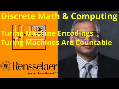 26-f DMC: Turing Machine encodings. Turing Machines can be listed. Turing Machines are countable.