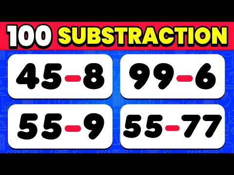 The Ultimate Math Quiz: 100 Subtraction Questions from Easy to Impossible! π§