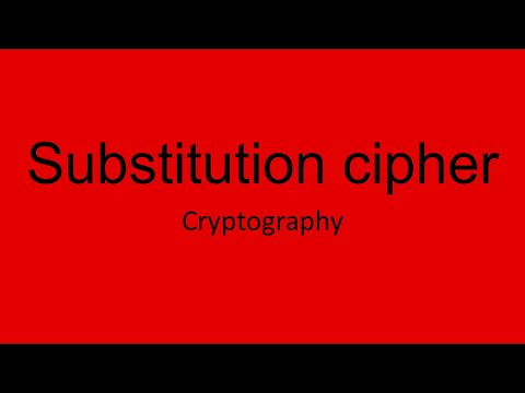 Substitution Cipher مع مثال) | شرح بالعربي)