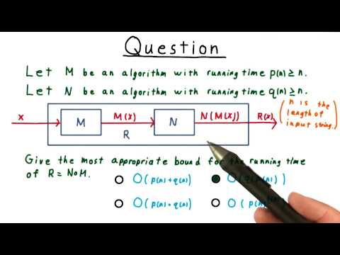 Running Time of Composition Solution - GT - Computability, Complexity, Theory: Complexity
