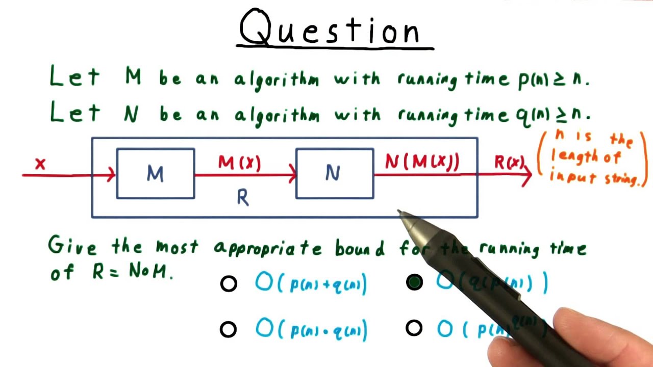 Running Time of Composition Solution - GT - Computability, Complexity, Theory: Complexity