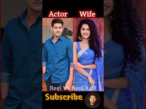 South Indian Tamil actors real wife 🥰 #shorts #viral #maheshbabu #southactors #actor #wife