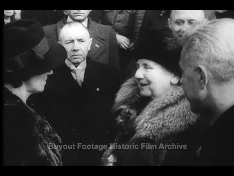 Historic Archival Stock Footage WWII - Queen Wilhelmina Returns To Netherlands From Exile
