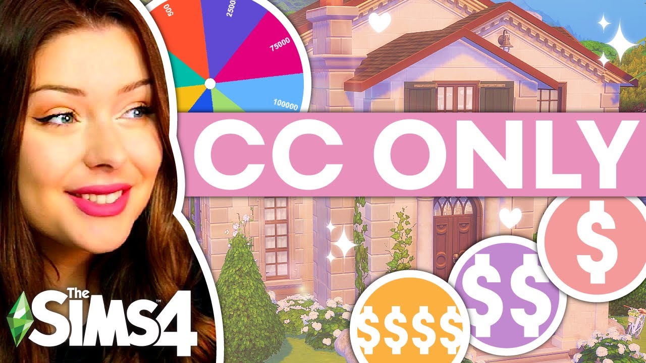 Each Room is a Different BUDGET Using ONLY CUSTOM CONTENT in The Sims 4