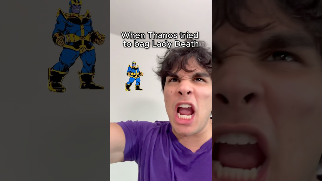 Epic Marvel Clash: Thanos Attempts to Win Lady Death’s Heart 💥