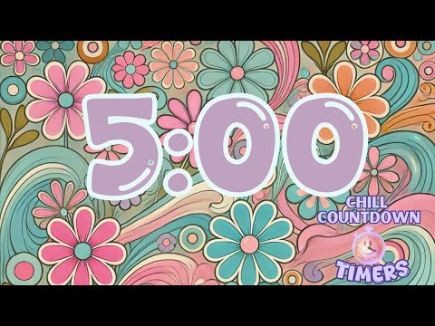 5 minute classroom timer with relaxing lofi music, take a break timer