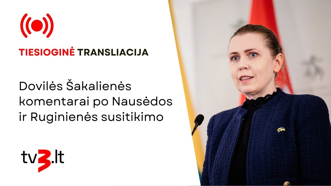 Šakalienės pirmieji komentarai po atstatydinimo: ką ji sako? 📝