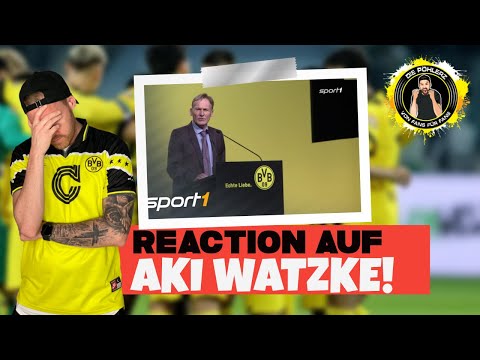 Ich REAGIERE auf AKI WATZKE! | BRANDREDE an BVB STARS 🔥| VOR 8 JAHREN! Hat sich was getan beim BVB?
