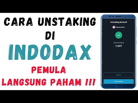 Cara Unstaking Crypto di Indodax untuk PEMULA !!! 