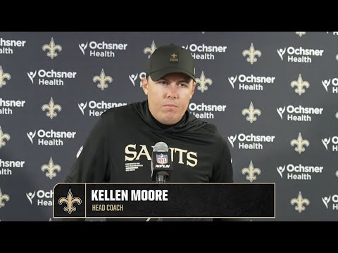 Kellen Moore Recaps Loss to Chicago | Saints-Bears Postgame | 2025 NFL Week 7