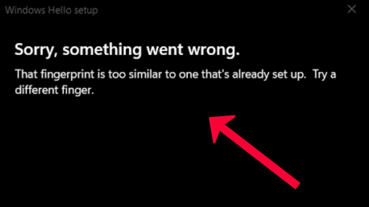 Fingerprint Too Similar, Try a Different One