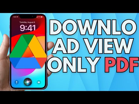 How To Download A View-Only PDF From Google Drive | Step-by-Step Guide