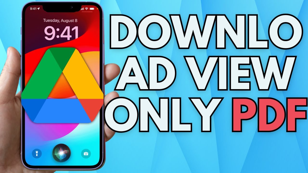 How to Download a View-Only PDF from Google Drive: Step-by-Step Instructions