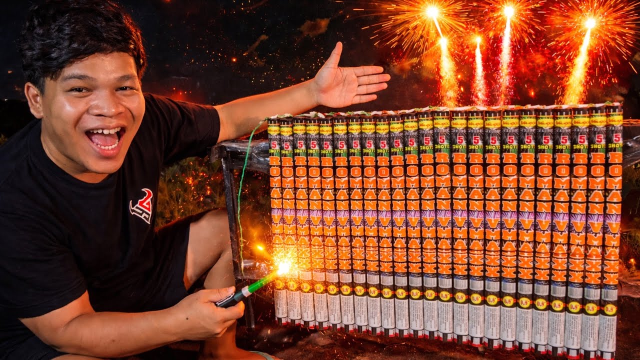 Nyumet Mercon Roman Candle 100 Shots for New Year 2026 🎆