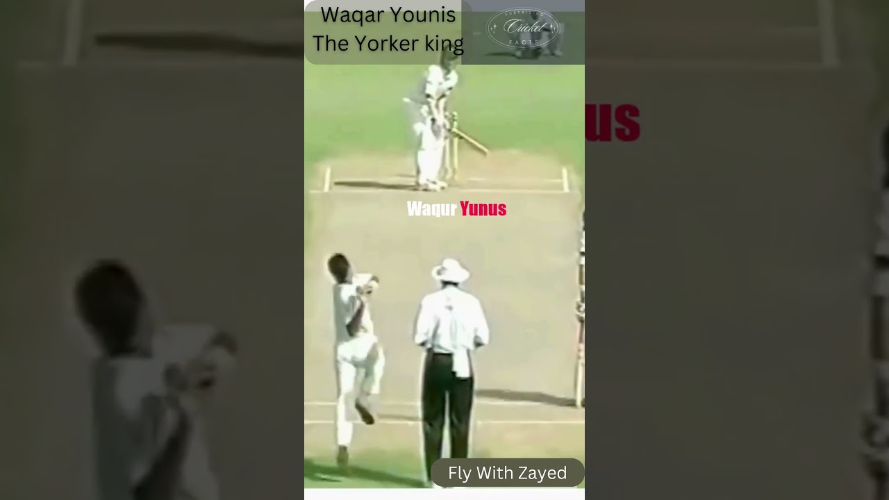 Waqar Younis: Cricket's Yorker King & Reverse Swing Master 🏏