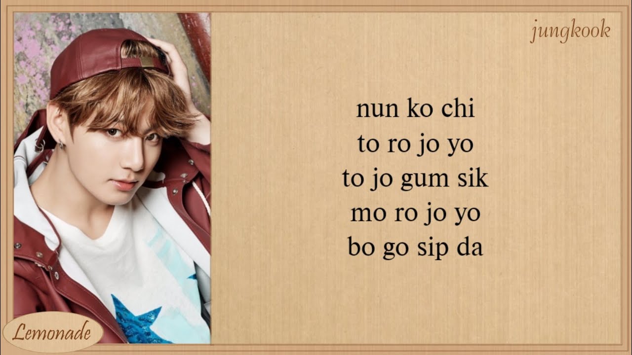 BTS Spring Day Lyrics Made Easy 🎶