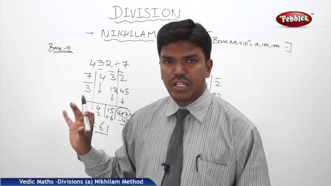 Nikhilam Division Method in Vedic Mathematics