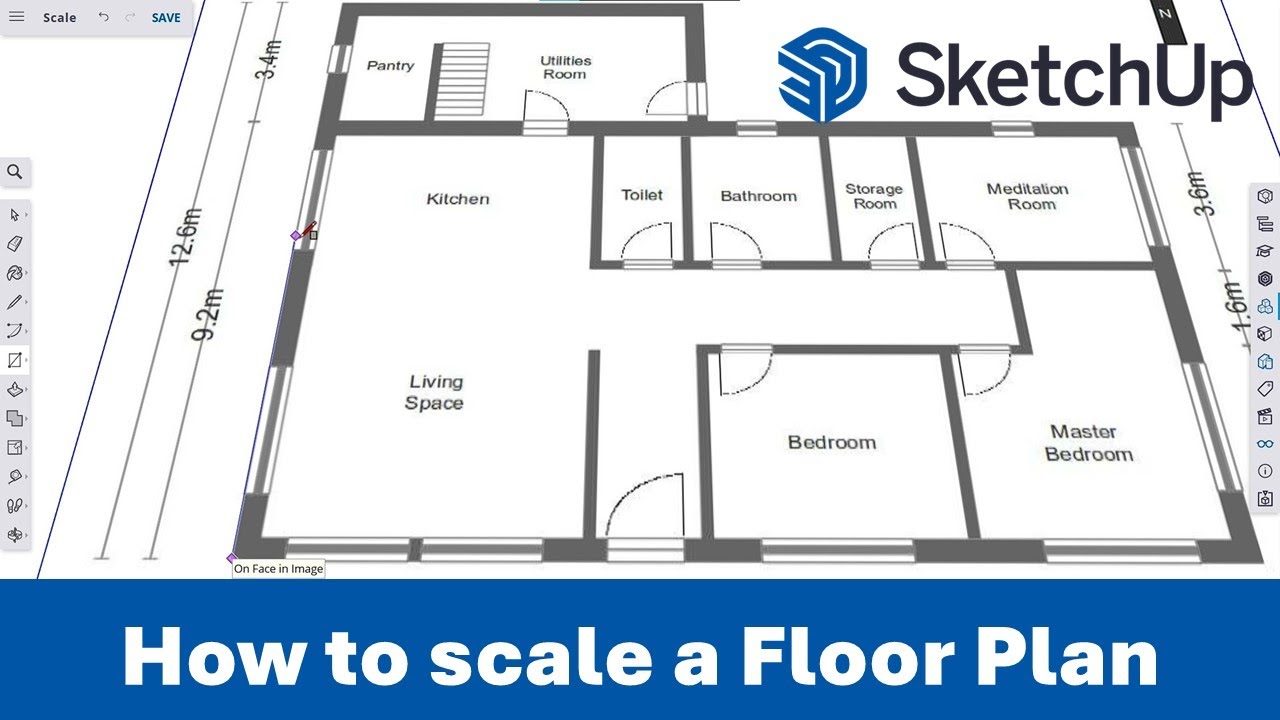 12 Scaling Floor Plans in SketchUp for Web π