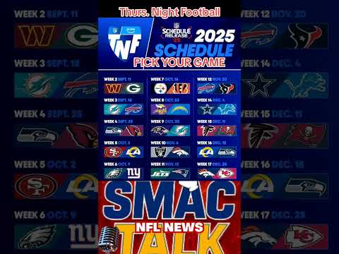 Thursday Night Football schedule 2025 #nfl #schedule