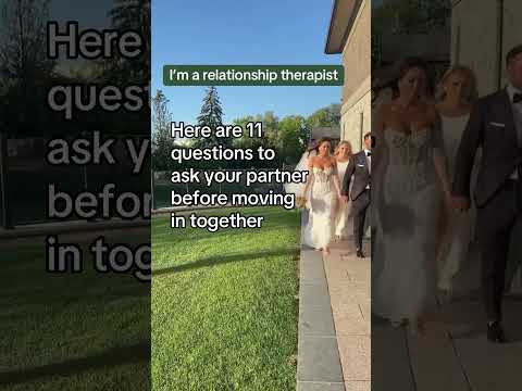 Here are 11 thoughtful questions to ask your partner before moving in together 🫶🏼 1