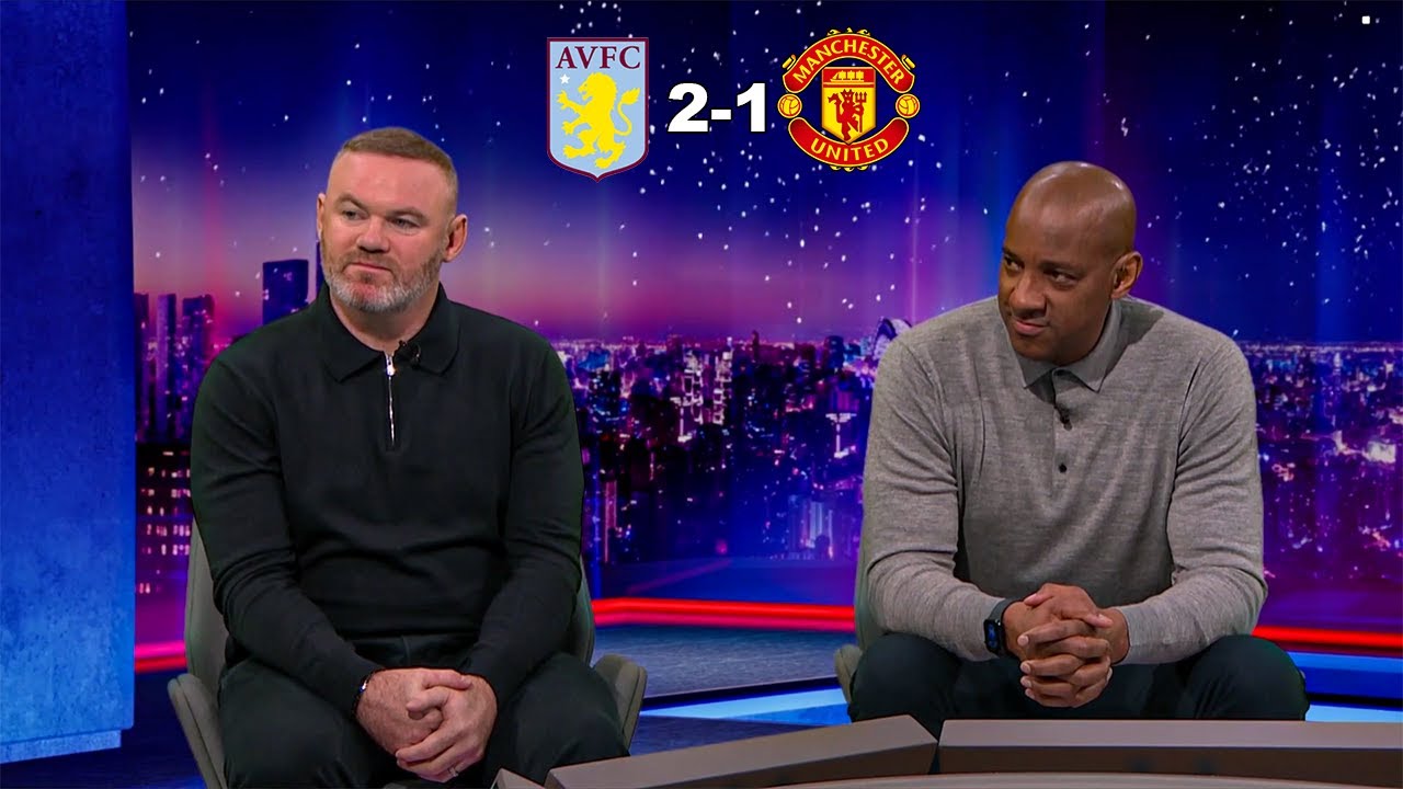 Aston Villa vs Man Utd 2-1: Rooney & Dublin on Amorim Tactics ⚽