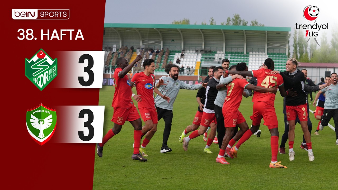Iğdır FK (3-3) Amed Sportif Faaliyetler | 38. Hafta Maç ÖZETİ | Trendyol 1. Lig - 2025/26
