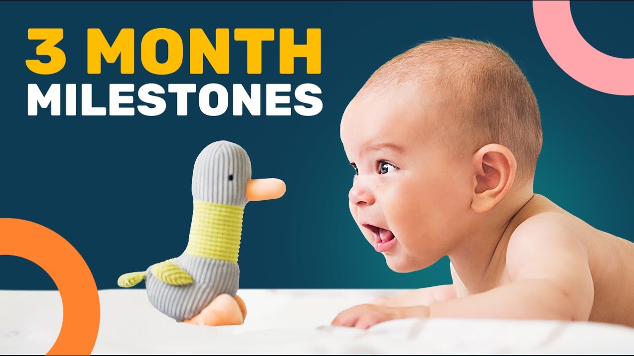 3-Month Baby Developmental Milestones 🍼