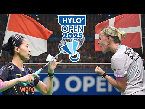 (Set 1) Putri Kusuma Wardani VS Mia Blichfeldt - HYLO Open 2025 - Analisis Bersama Bu Rina