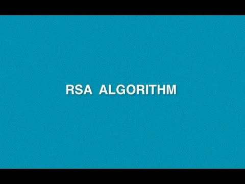 RSA Algorithm Example |Cryptography Security