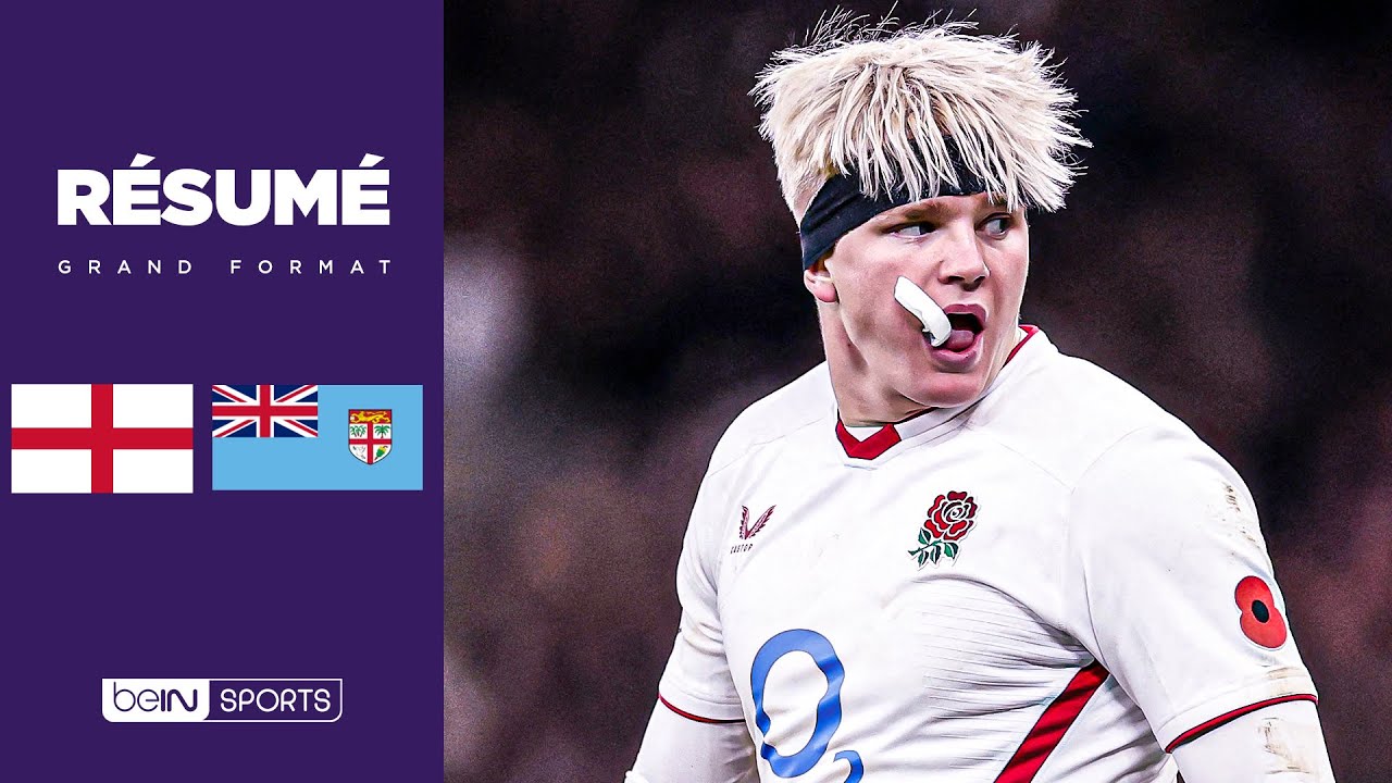 Angleterre Dominates Fidji avec 9 Essais dans un Match Électrisant 🏉