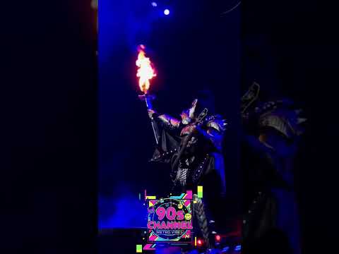 gene simmons breath of fire ๐ฅ #kissband #genesimmons #90s #concert #90svibes #shorts