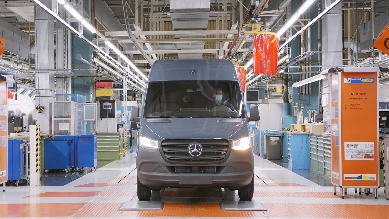 Mercedes eSPRINTER Production at Düsseldorf Plant 🚐