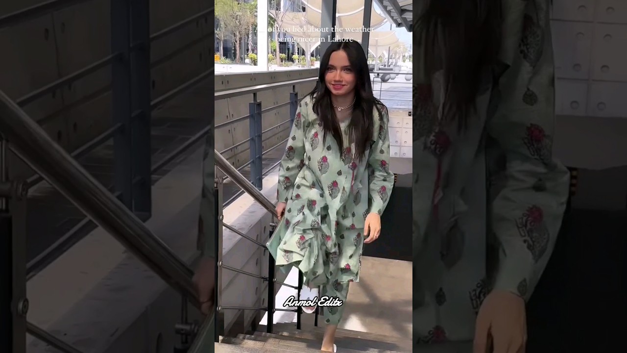 BTS of Aina Asif in Pakistan Drama π¬