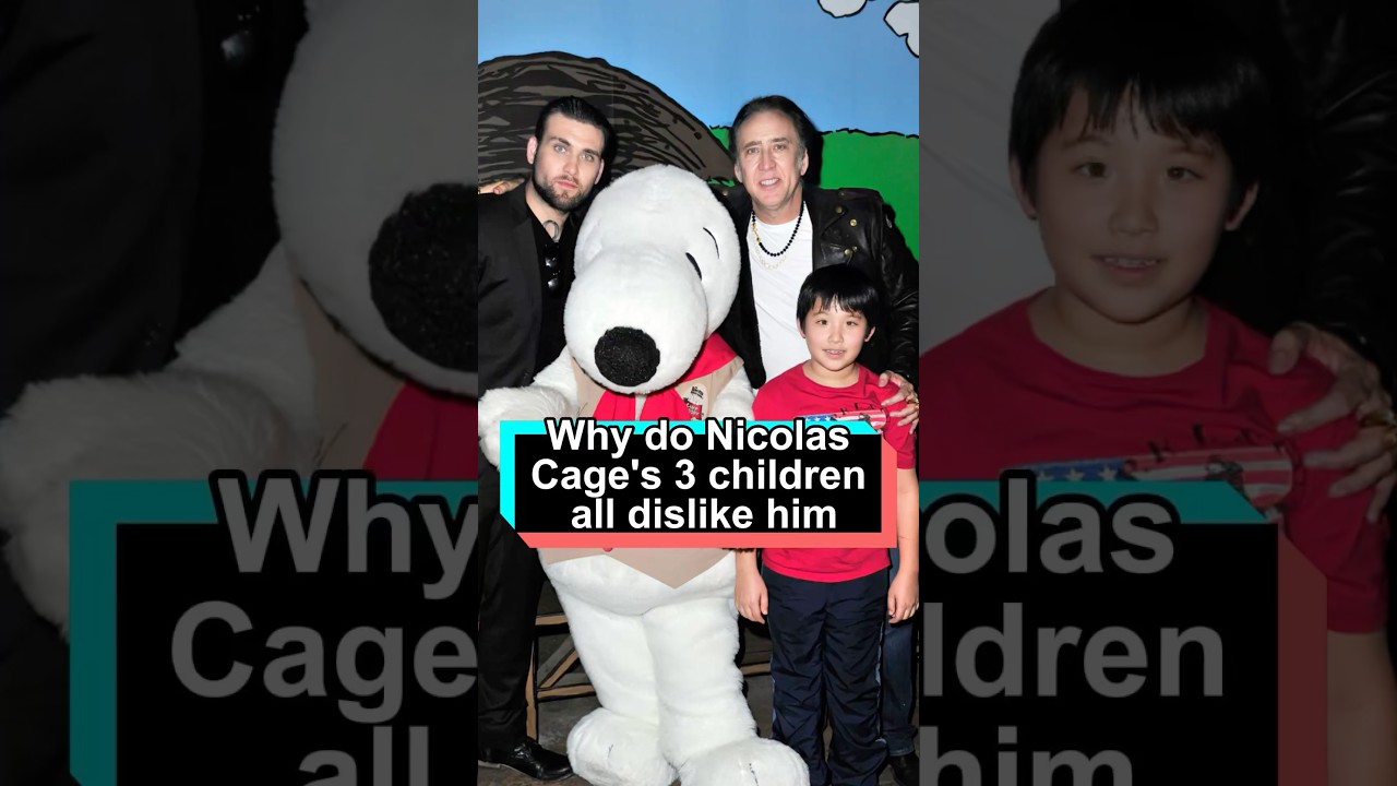 Why Do Nicolas Cage's 3 Children Dislike Him? 🤔