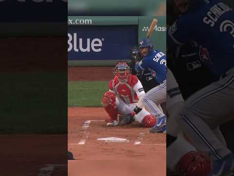 Davis Schneider BOMBS His 1st Career Homer!🥶 #shorts