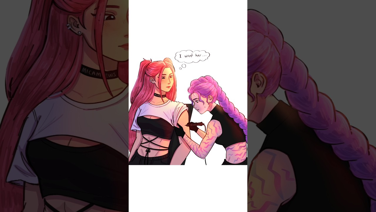 Tattoo Artist Rumi!? 😳🔥 KPop Demon Hunters Comic Dub