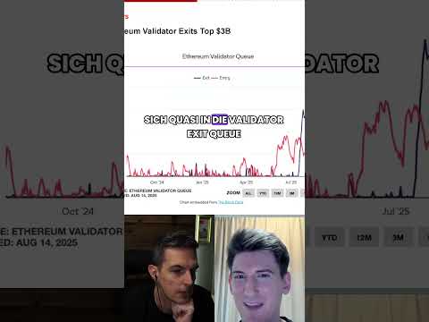 ETH Validatoren steigen aus dem STAKING AUS! 😱 #ethereum #proofofstake #finanzen #crypto #preis #usd
