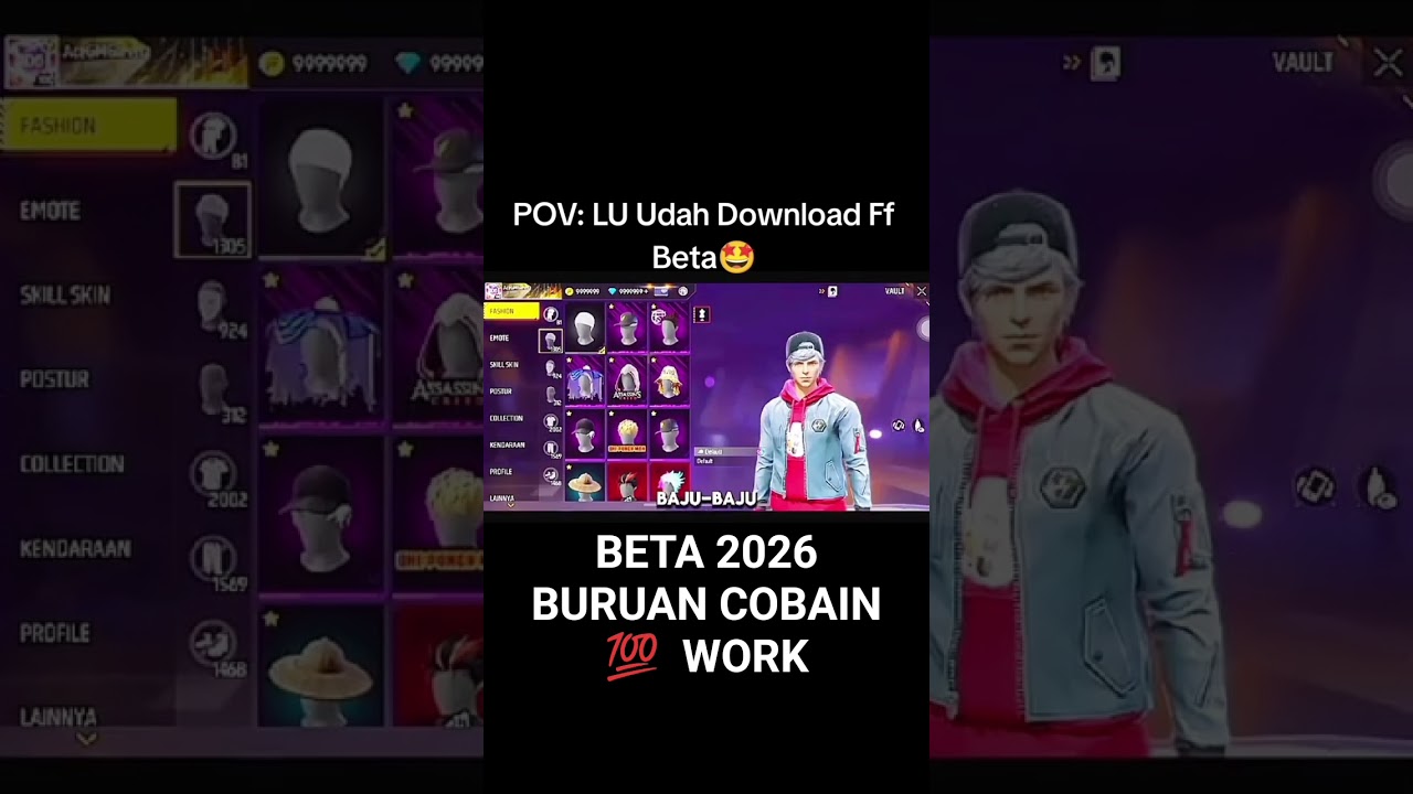 Coba FF Beta 2026: Cara Download & Test 🥵