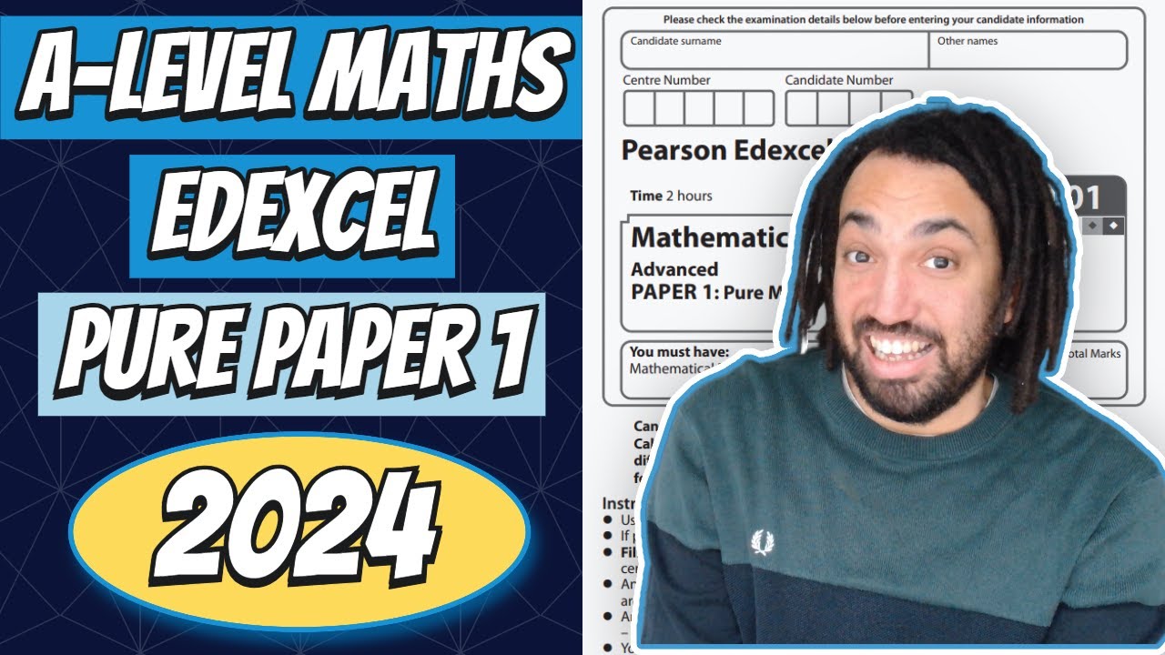 2024 Edexcel A-Level Maths Paper 1 | Pure Topic Walkthrough & Revision Tips 📚