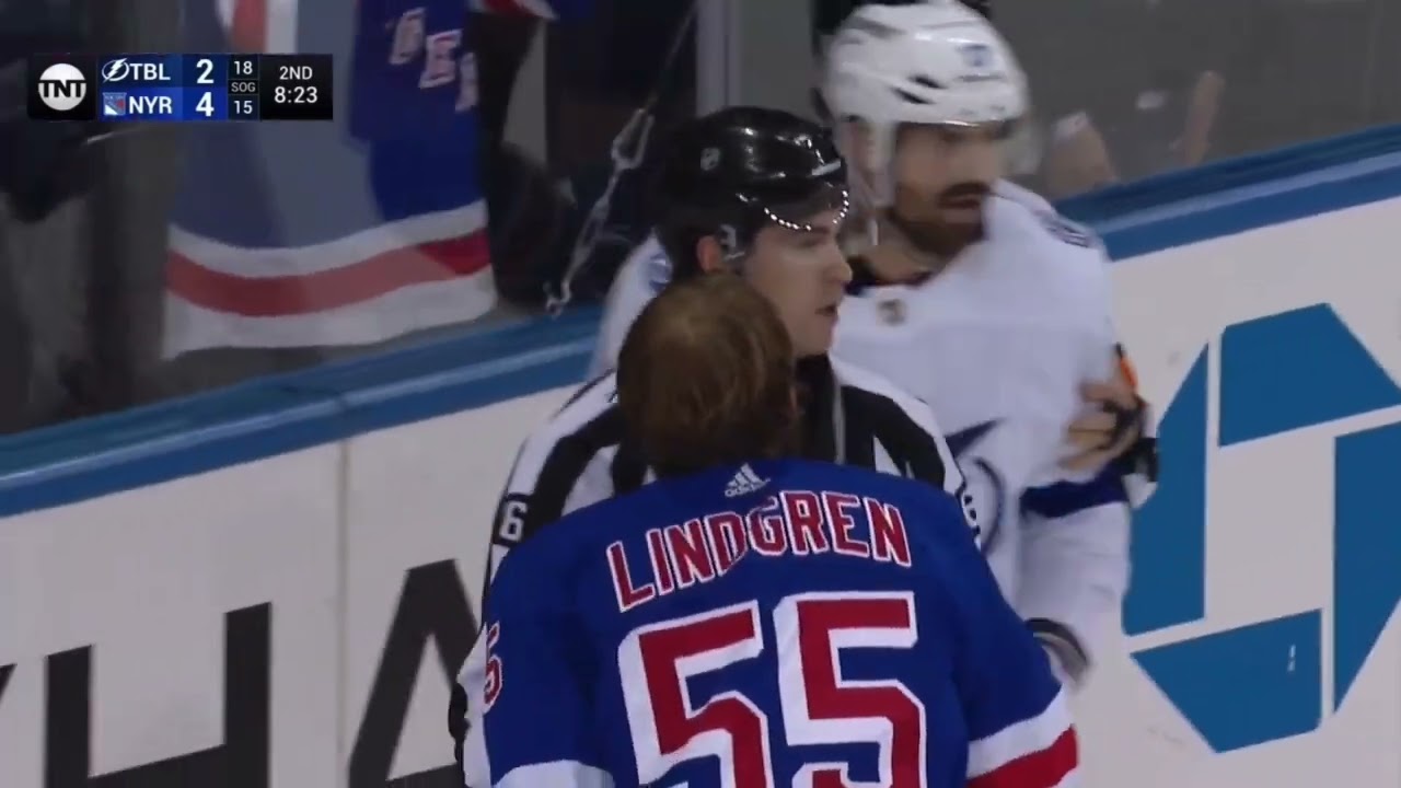 Rough Play in Rangers vs Lightning Game π