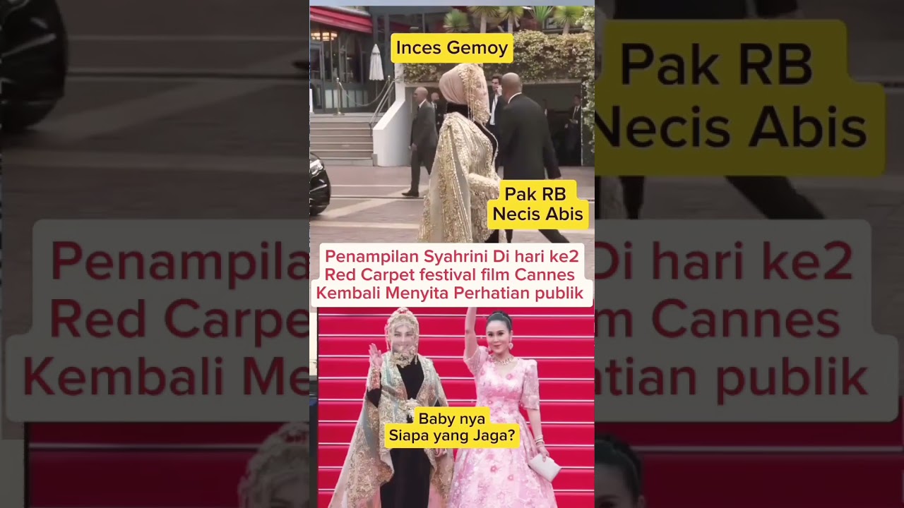 Syahrini Tampil Memukau di Hari Kedua Festival Film Cannes π¬