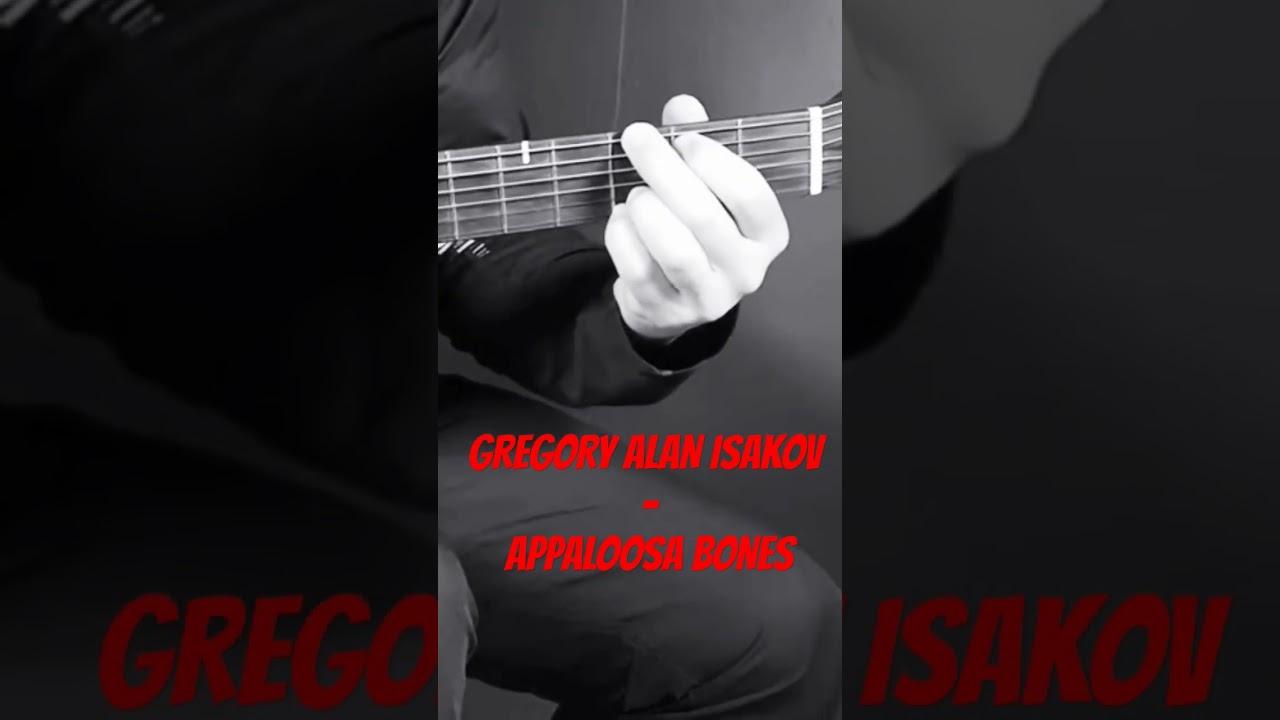 Appaloosa Bones by Gregory Alan Isakov 🎸