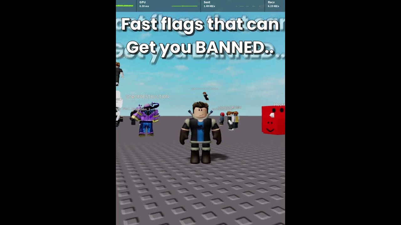 These fastflags are BANNABLE!!๐๐โ ๏ธโ ๏ธ #roblox #shorts #bloxstrap #fpsboost