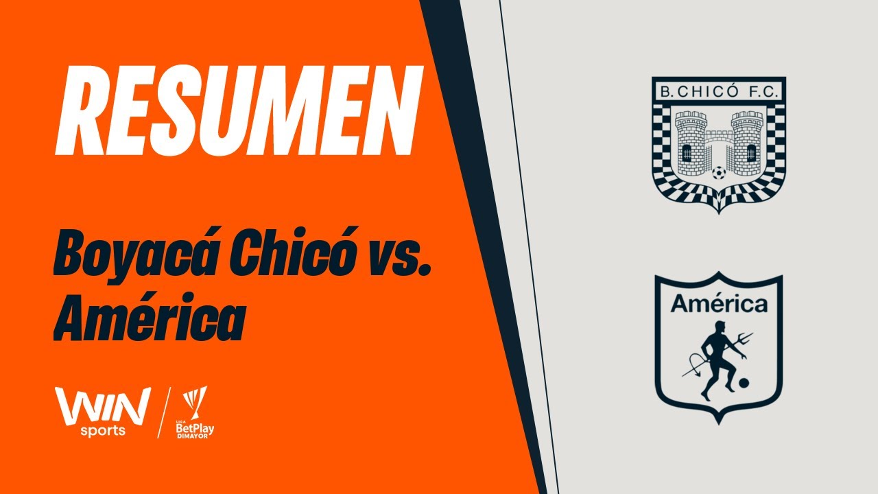 Resumen y Goles del Partido Boyacá Chicó vs. América | Liga BetPlay 2025-2 - Fecha 18 ⚽