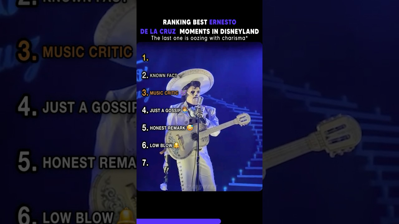 Top Ernesto De La Cruz Moments at Disneyland 🎶