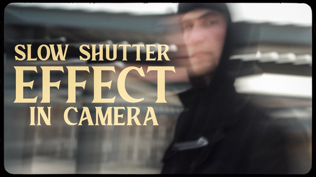 The Slow Shutter Effect in Camera | Tutorial