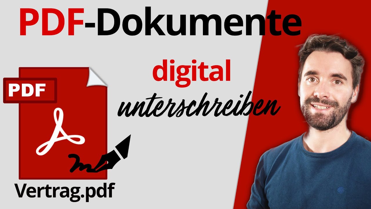 PDF digital unterschreiben mit Adobe Acrobat ✍️