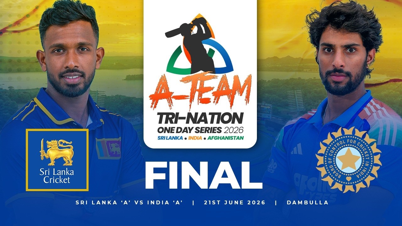 🔴 LIVE | FINAL | SL 'A' vs IND 'A' | A Team Tri-Nation One Day Series 2026