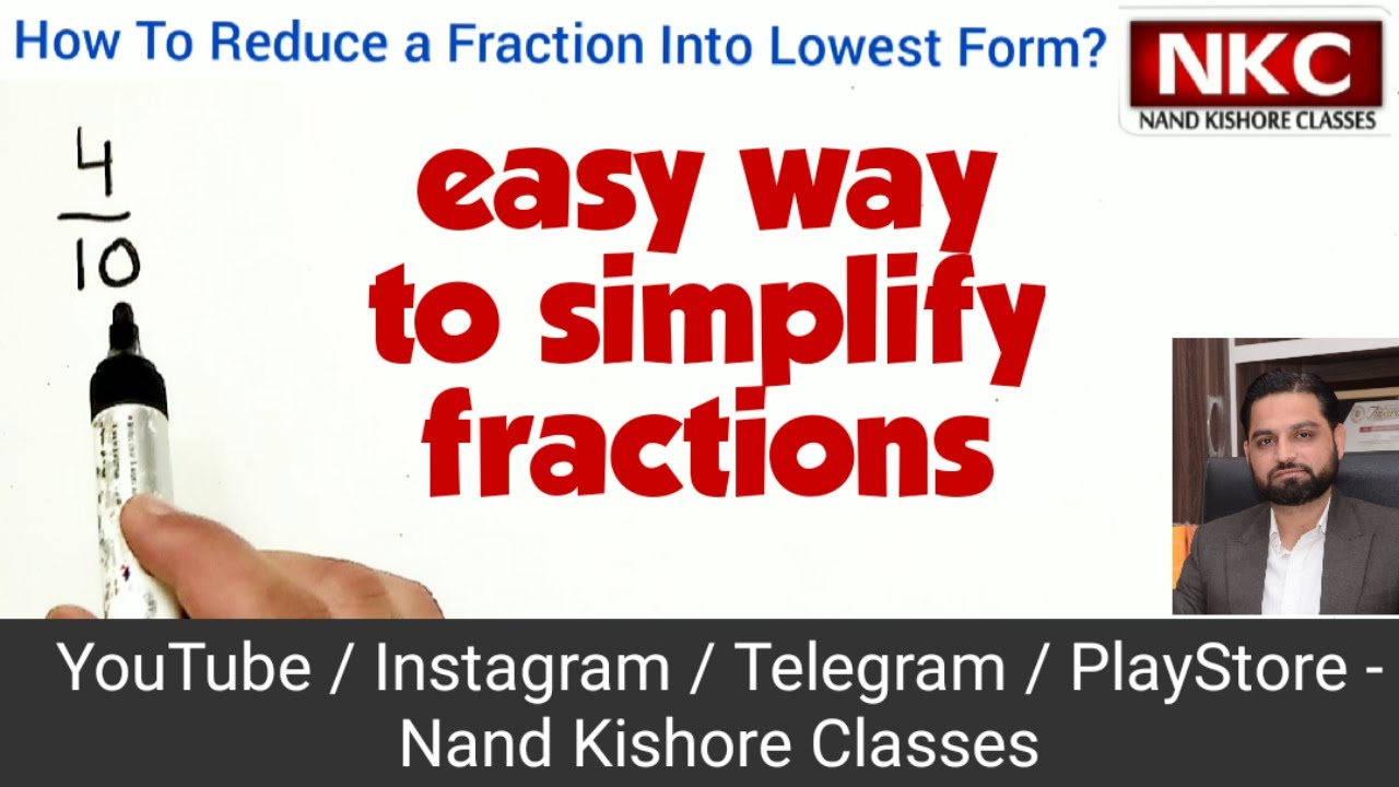 Reducing Fractions to Their Lowest Form