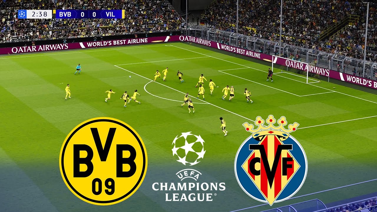 Borussia Dortmund vs Villarreal | UEFA CL 2025/26 ⚽